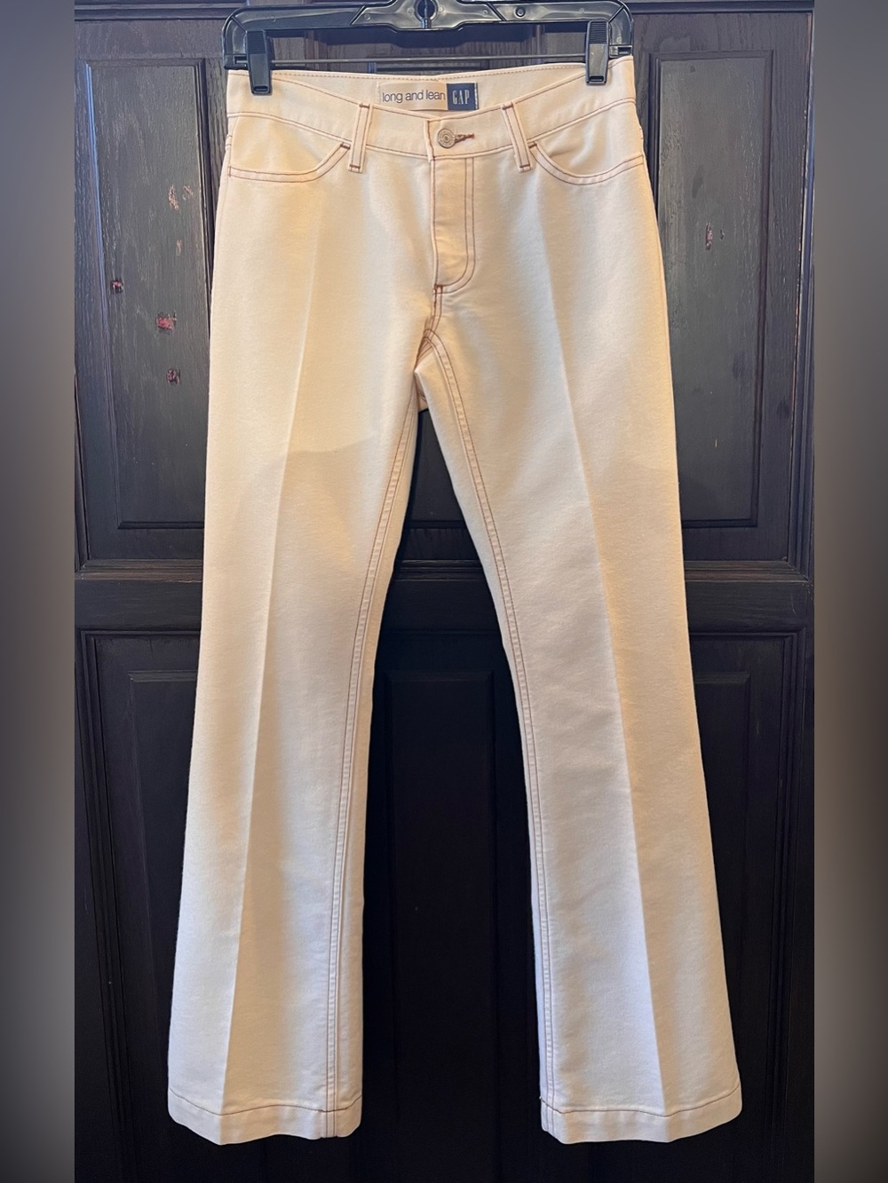 GAP Cream Low Rise Bootcut -Leg Jeans